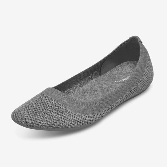 Allbirds 6 Grey Shoes Flats Slip On Mist Tree Breezers Gray Ballet Anthropologie - Picture 2 of 13
